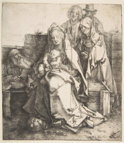 Svatá rodina, 1512-13. od Albrecht Dürer