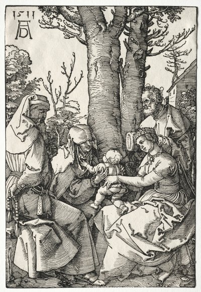 Svatá rodina s Joachimem a Annou, 1511. od Albrecht Dürer