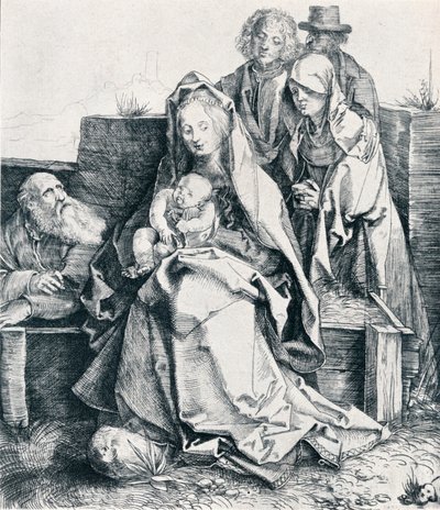 Svatá rodina se svatým Janem, Magdalenou a Nikodémem, 1512 1906 od Albrecht Dürer
