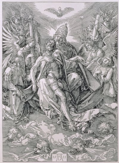 Nejsvětější Trojice, hospoda. 1511 od Albrecht Dürer