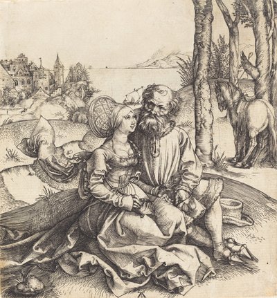 The Ill-Assorted Coule, 14951496. od Albrecht Dürer