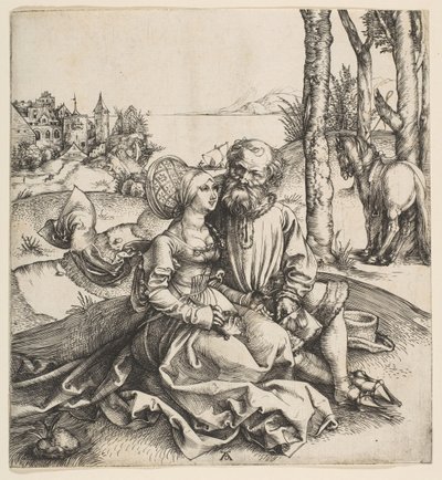 The Ill-Assorted Couple, ca. 1495. od Albrecht Dürer