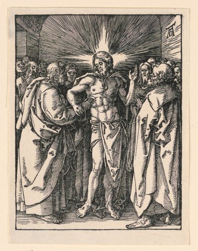 Nevěra svatého Tomáše ze série Malé vášně od Albrecht Dürer