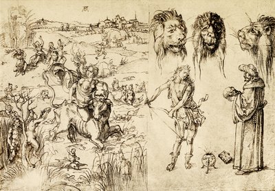 Únos Evropy od Albrecht Dürer