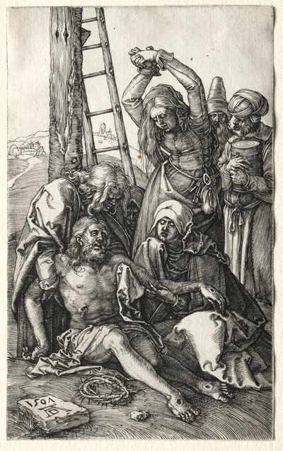 Oplakávání, 1504. od Albrecht Dürer