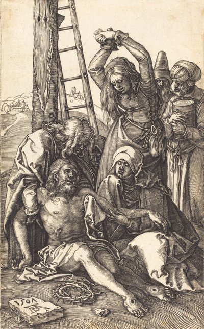 Oplakávání, 1507. od Albrecht Dürer