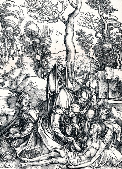 Oplakávání pro Krista, 1498 1906 od Albrecht Dürer