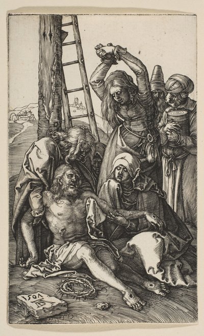Oplakávání, z Umučení, 1507. od Albrecht Dürer