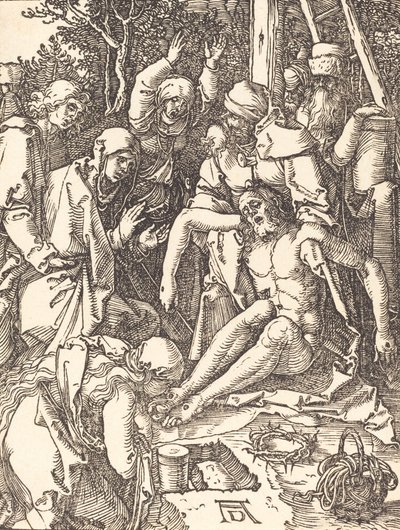 Oplakávání, pravděpodobně c. 15091510. od Albrecht Dürer