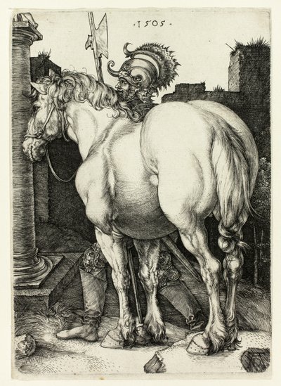Velký kůň od Albrecht Dürer