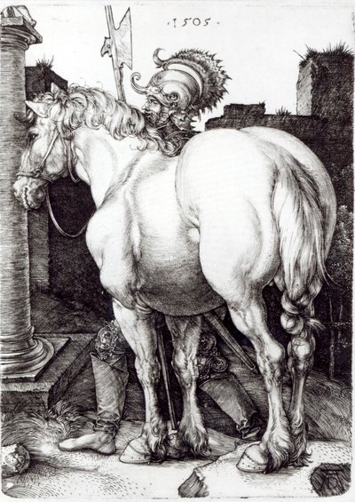 Velký kůň, 1509 od Albrecht Dürer