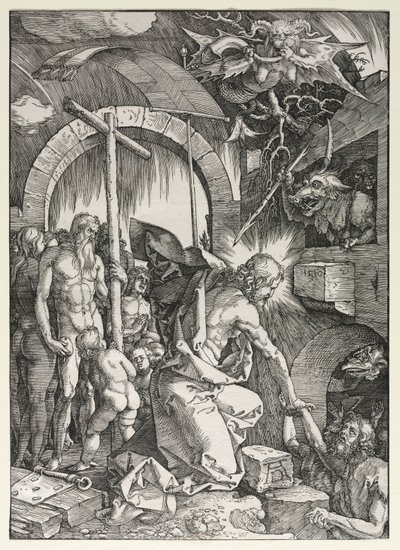 Velké umučení: Kristus sestupující do limba, 1510. od Albrecht Dürer