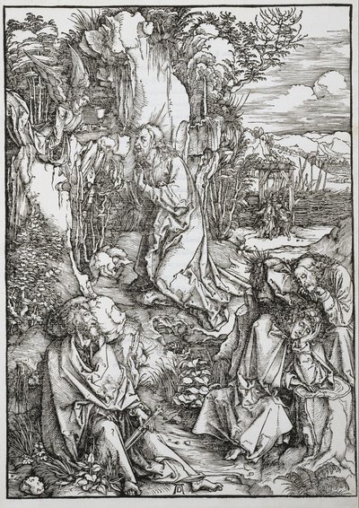 Velká vášeň: Kristus na Olivové hoře od Albrecht Dürer