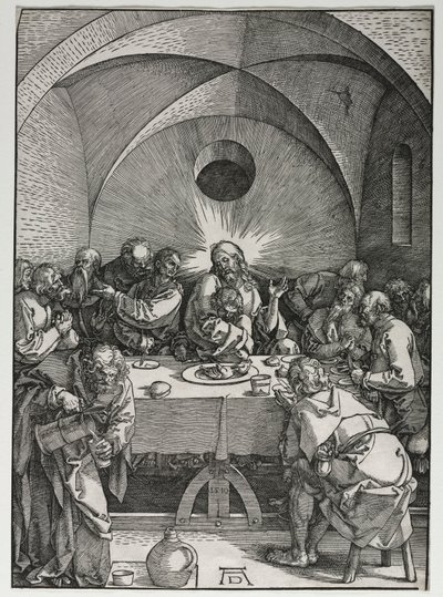Velká vášeň: Poslední večeře, 1510. od Albrecht Dürer