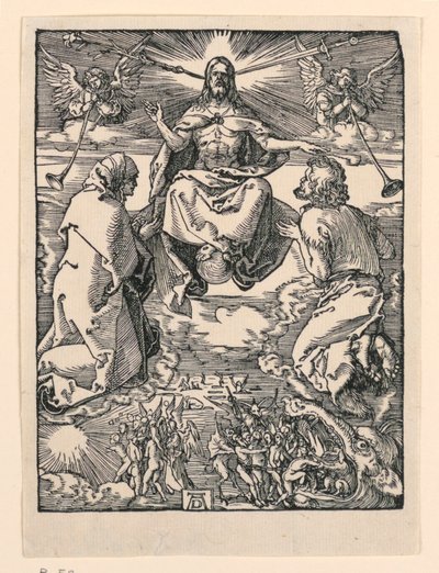 Poslední soud ze série Malá vášeň od Albrecht Dürer