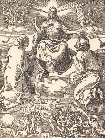 Poslední soud, pravděpodobně c. 15091510. od Albrecht Dürer