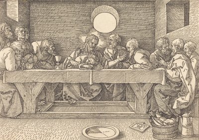 Poslední večeře, 1523. od Albrecht Dürer