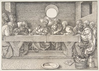 Poslední večeře, 1523. od Albrecht Dürer