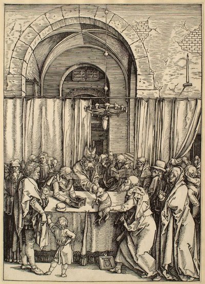Život Panny Marie: Jáchymova oběť odmítnuta od Albrecht Dürer