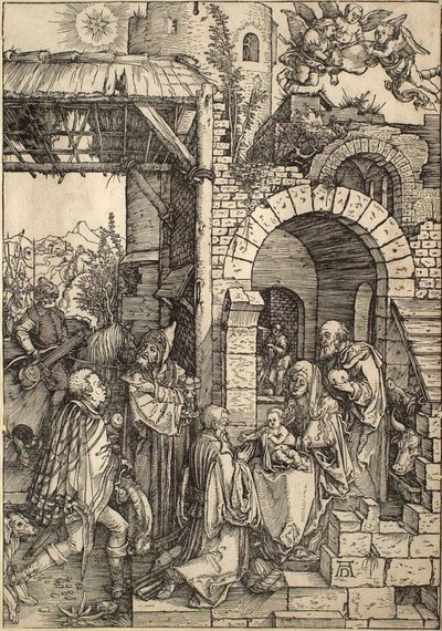 Život Panny Marie: Klanění tří králů od Albrecht Dürer