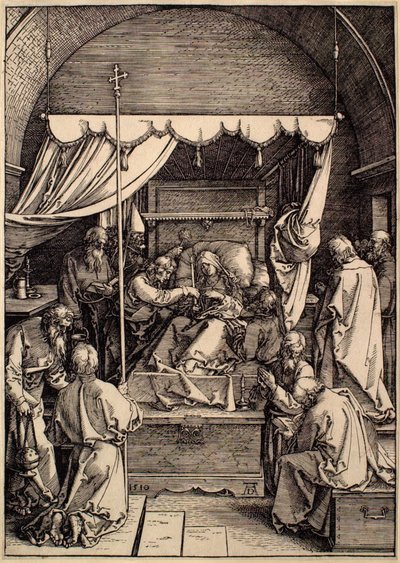Život Panny Marie: Smrt Panny Marie od Albrecht Dürer