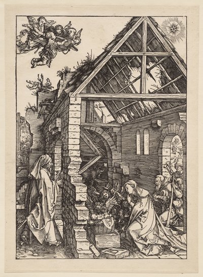 Život Panny Marie: Narození Krista od Albrecht Dürer