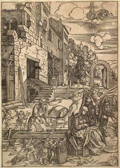 Život Panny Marie: Pobyt Svaté rodiny v Egyptě od Albrecht Dürer