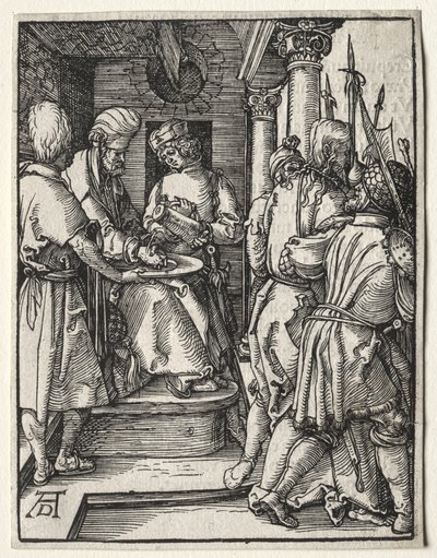 Malé pašije: Pilát si myje ruce od Albrecht Dürer