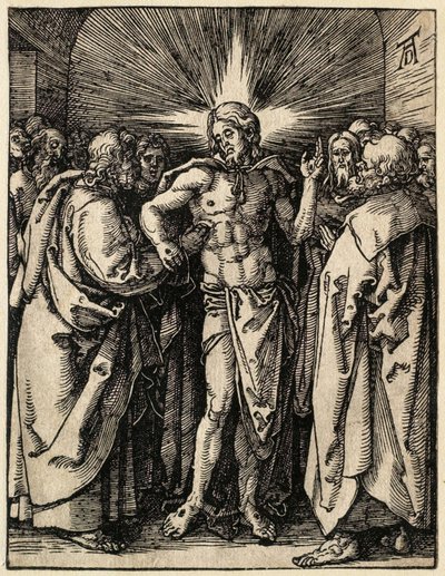 Malé pašije: Nevěřící Tomáš od Albrecht Dürer