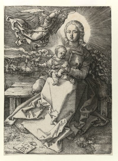 Madona korunovaná andělem, 1520 od Albrecht Dürer
