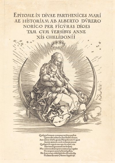 Madona na půlměsíci od Albrecht Dürer