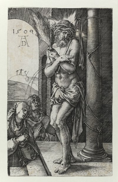 Muž smutku, 1509 od Albrecht Dürer