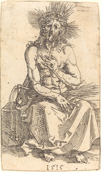 Sedící Muž smutku od Albrecht Dürer