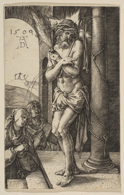 Muž bolesti, z Utrpení, 1509. od Albrecht Dürer