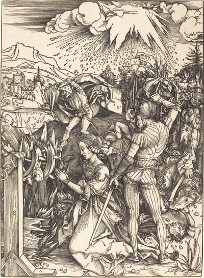 Umučení svaté Kateřiny od Albrecht Dürer