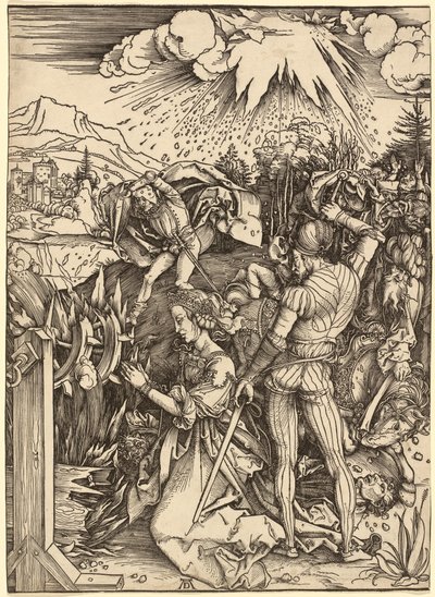 Umučení svaté Kateřiny od Albrecht Dürer