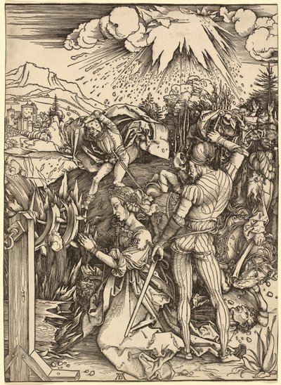 Umučení svaté Kateřiny od Albrecht Dürer