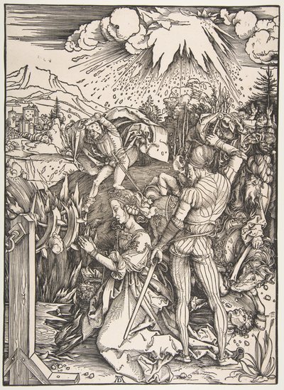 Umučení svaté Kateřiny od Albrecht Dürer