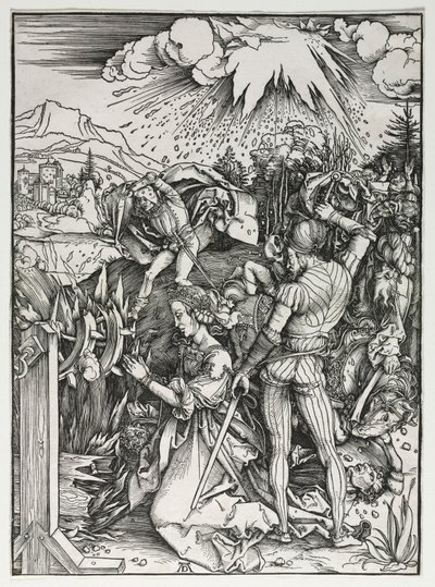 Umučení svaté Kateřiny Alexandrijské, c. 1497. od Albrecht Dürer