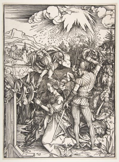 Umučení svaté Kateřiny Alexandrijské.n.d. od Albrecht Dürer