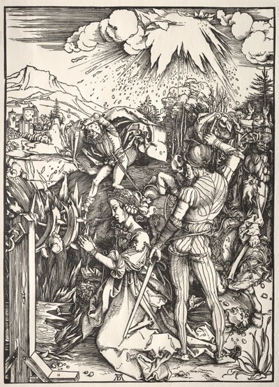 Umučení svaté Kateřiny od Albrecht Dürer