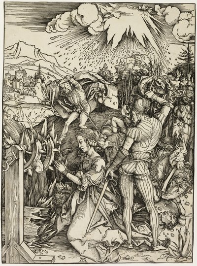 Umučení svaté Kateřiny od Albrecht Dürer