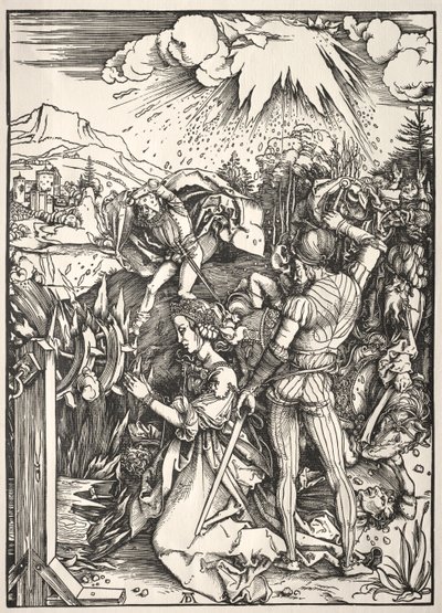 Umučení svaté Kateřiny. od Albrecht Dürer