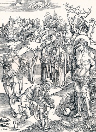 Umučení svatého Šebestiána, c1495 1906 od Albrecht Dürer