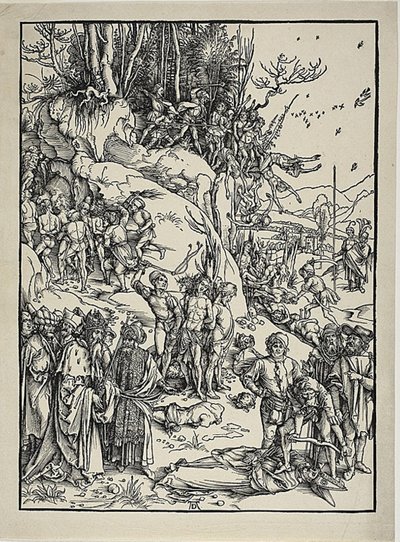 Mučednictví deseti tisíc od Albrecht Dürer