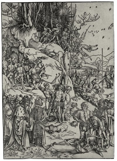 Umučení deseti tisíc, 1497 od Albrecht Dürer