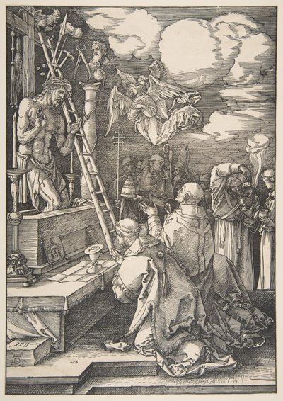 Mše svatého Řehoře od Albrecht Dürer