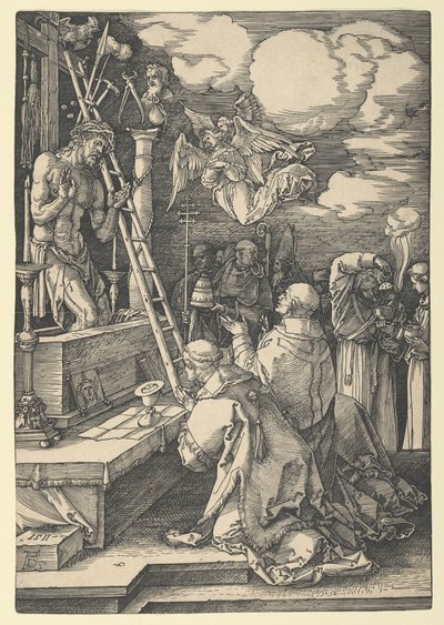 Mše svatého Řehoře od Albrecht Dürer