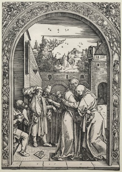 Setkání Joachima a Anny u Zlaté brány, 1504. od Albrecht Dürer