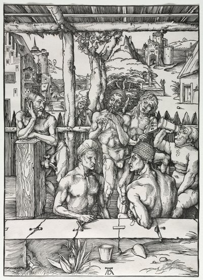 Lázeňský dům pro muže od Albrecht Dürer